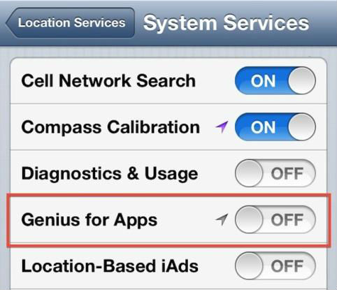iOS 6 genius for apps özelliği